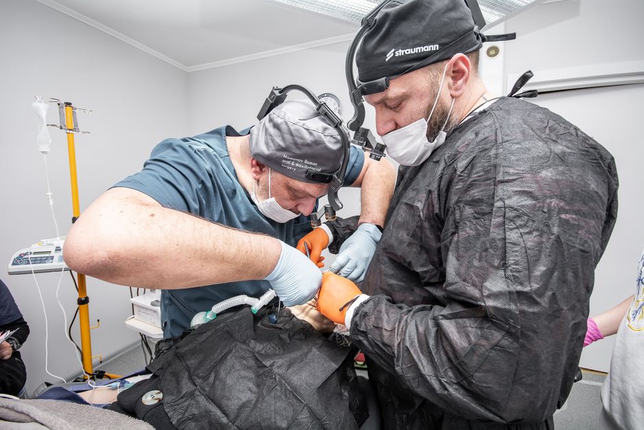 Dental Implant Surgery procedure - Patient consultation at KAHF-accredited hospital in Seoul, South Korea