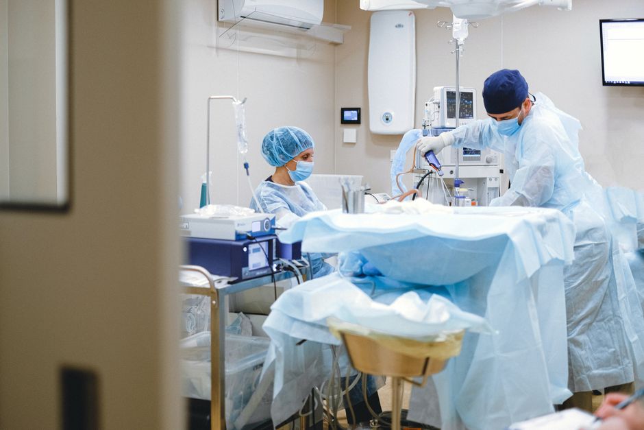 Upper GI endoscopy (gastroscopy) being performed in a Korean clinic