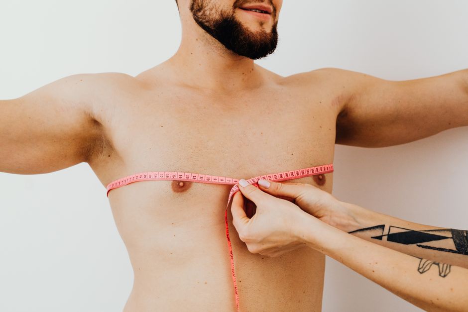 Recovered male patient with a flatter chest contour after gynecomastia surgery in Korea