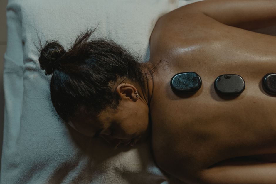 Patient resting and recovering after a non-surgical Korean medicine session in Korea