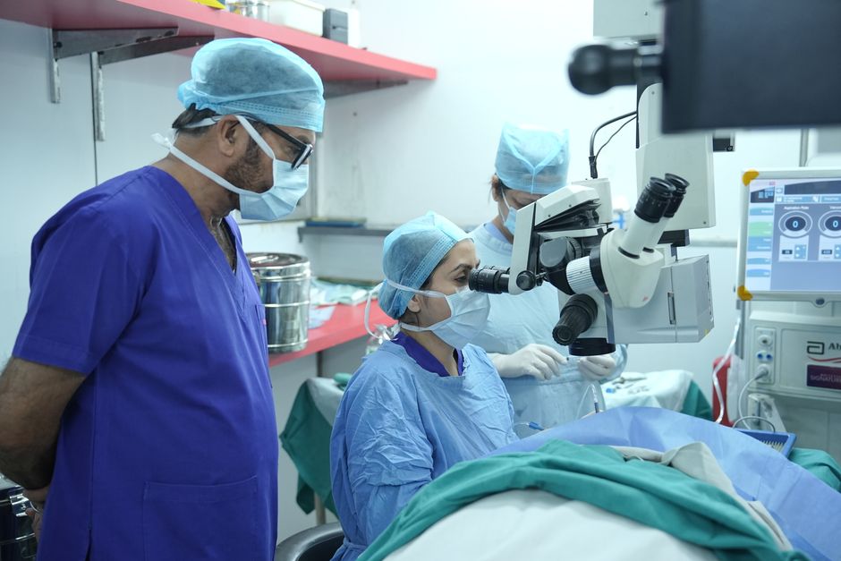 LASIK laser vision correction at Korean eye clinic
